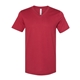 aerial view a cardinal bella + canvas - unisex short sleeve v - neck jersey t - shirt - 3005, image 1 of 3