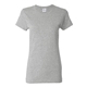 aerial view a ash gildan - ladies heavy cotton short sleeve t - shirt - g5000l, image 1 of 3