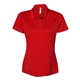 aerial view a collegiate red adidas - womens performance sport shirt, image 1 of 3