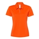 aerial view a orange adidas - womens performance sport shirt, image 1 of 3