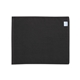aerial view a black carmel towel company velour hemmed towel, image 1 of 2