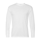 aerial view a white c2 sport long sleeve performance t - shirt, image 1 of 3