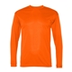 aerial view a safety orange c2 sport long sleeve performance t - shirt, image 1 of 3