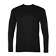 aerial view a black c2 sport long sleeve performance t - shirt, image 1 of 3