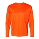 aerial view a burnt orange c2 sport long sleeve performance t - shirt, image 1 of 3