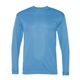 aerial view a columbia blue c2 sport long sleeve performance t - shirt, image 1 of 3