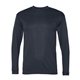 aerial view a navy c2 sport long sleeve performance t - shirt, image 1 of 3