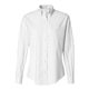 aerial view a white van heusen ladies long sleeve oxford shirt, image 1 of 3