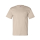 aerial view a sand bayside short sleeve t - shirt with a pocket, image 1 of 3