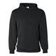 aerial view a black badger sport - bt5 moisture management hooded sweatshirt, image 1 of 3