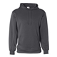 aerial view a graphite badger sport - bt5 moisture management hooded sweatshirt, image 1 of 3