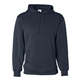 aerial view a navy badger sport - bt5 moisture management hooded sweatshirt, image 1 of 3