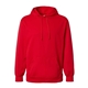 aerial view a red badger sport - bt5 moisture management hooded sweatshirt, image 1 of 3