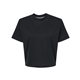 aerial view a blended black lat - womens boxy tee, image 1 of 3