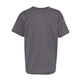 aerial view a charcoal heather hanes - youth comfortsoft(r) heavyweight t - shirt - 5480, image 1 of 3