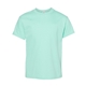 aerial view a clean mint hanes - youth comfortsoft(r) heavyweight t - shirt - 5480, image 1 of 3