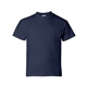 aerial view a navy hanes - youth comfortsoft(r) heavyweight t - shirt - 5480, image 1 of 3