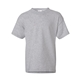 aerial view a light steel hanes - youth comfortsoft(r) heavyweight t - shirt - 5480, image 1 of 3