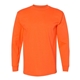 aerial view a orange bayside long sleeve t - shirt, image 1 of 3