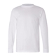 aerial view a white bayside long sleeve t - shirt, image 1 of 3