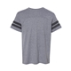 aerial view a granite heather/ vintage smoke lat - youth football fine jersey tee, image 1 of 3