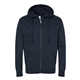 aerial view a navy independent trading co. - midweight full - zip hooded sweatshirt, image 1 of 3