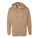 aerial view a sandstone independent trading co. - midweight full - zip hooded sweatshirt, image 1 of 3