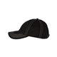 aerial view a black/ stone stitch valucap adult bio - washed unstructured cap, image 1 of 3