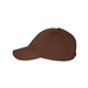 aerial view a brown valucap adult bio - washed unstructured cap, image 1 of 3