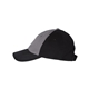 aerial view a charcoal/ black valucap adult bio - washed unstructured cap, image 1 of 3