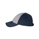 aerial view a grey/ navy valucap adult bio - washed unstructured cap, image 1 of 3