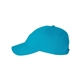 aerial view a neon blue valucap adult bio - washed unstructured cap, image 1 of 3