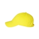 aerial view a neon yellow valucap adult bio - washed unstructured cap, image 1 of 3