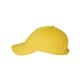 aerial view a yellow valucap adult bio - washed unstructured cap, image 1 of 3