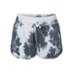 aerial view a black tie dye j. america - womens fleece shorts, image 1 of 3