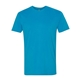 aerial view a turquoise next level - premium fitted sueded crew - 6410, image 1 of 3