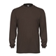 aerial view a brown badger b - core long sleeve t - shirt, image 1 of 3