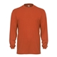 aerial view a burnt orange badger b - core long sleeve t - shirt, image 1 of 3