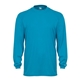 aerial view a electric blue badger b - core long sleeve t - shirt, image 1 of 3