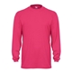 aerial view a hot pink badger b - core long sleeve t - shirt, image 1 of 3