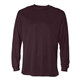 aerial view a maroon badger b - core long sleeve t - shirt, image 1 of 3