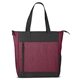 aerial view a heather burgundy austin nylon collection - tote bag, image 1 of 5