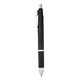 aerial view a metallic black 4- in - one pencil and pen, image 1 of 2