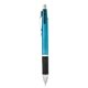 aerial view a metallic blue 4- in - one pencil and pen, image 1 of 2