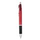 aerial view a metallic red 4- in - one pencil and pen, image 1 of 2
