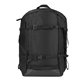 aerial view a black travelers laptop backpack, image 1 of 2