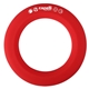 aerial view a red silicone wrist disc, image 1 of 4