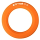 aerial view a orange silicone wrist disc, image 1 of 4