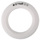 aerial view a white silicone wrist disc, image 1 of 4