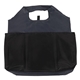 aerial view a grey notting hill recycled rpet grocery tote bag, image 1 of 10